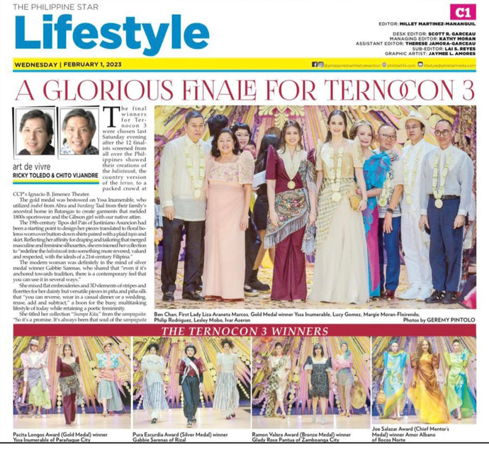 Philippine Star: A glorious finale for Ternocon 3