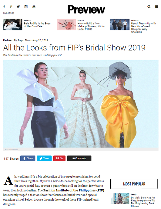 FIP Fashion Week 2019