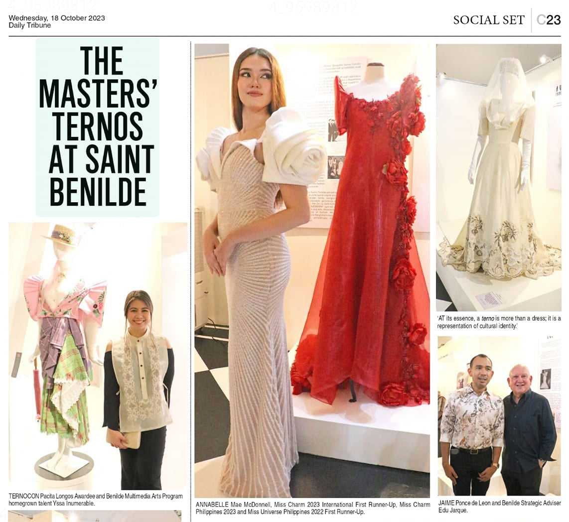 The Master's Ternos at Saint Benilde – Yssa Inumerable