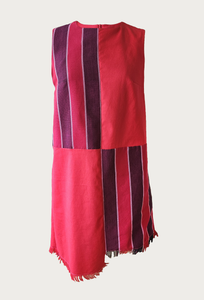 Moda Shift Dress Fuschia